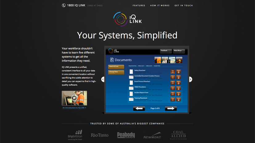 IQ LINK Website