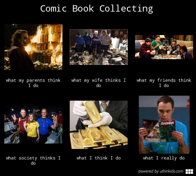 I know what I'm doing ... Collecting Comic Gold!